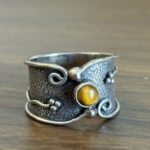 Sterling Silver Tiger’s Eye Ring